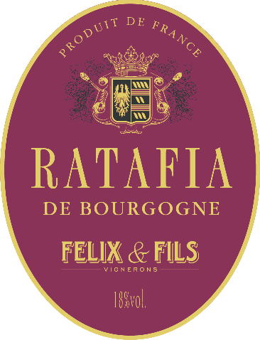 Etiquette Ratafia de Bourgogne